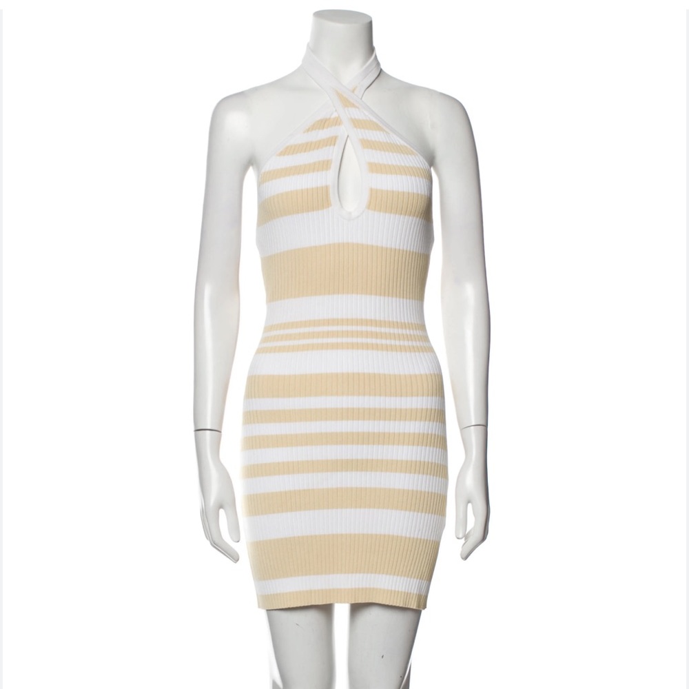 Significant Other Striped Mini Dress